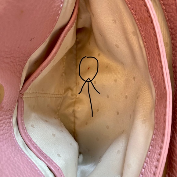Kate Spade Pebbled Pink Leather Bag - Picture 8 of 12